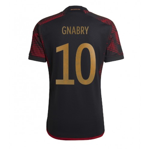 Maillot de foot Allemagne Serge Gnabry #10 Extérieur Monde 2022 Manches Courte